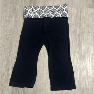 Yoga Sprout Black and White Kids Bottoms